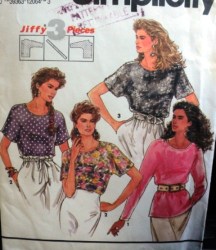 7632 JIFFY SS/LS DOLMAN SOFT TOPS SEQUINS OR NOT PATTERN 10-16